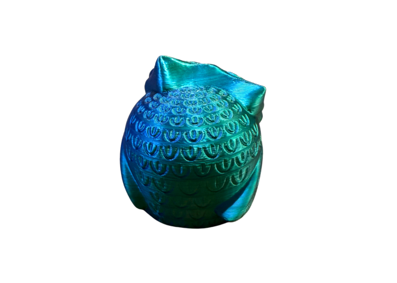 Multi-Color Bronze Owl – 3D Printed Display Collectible Figurine