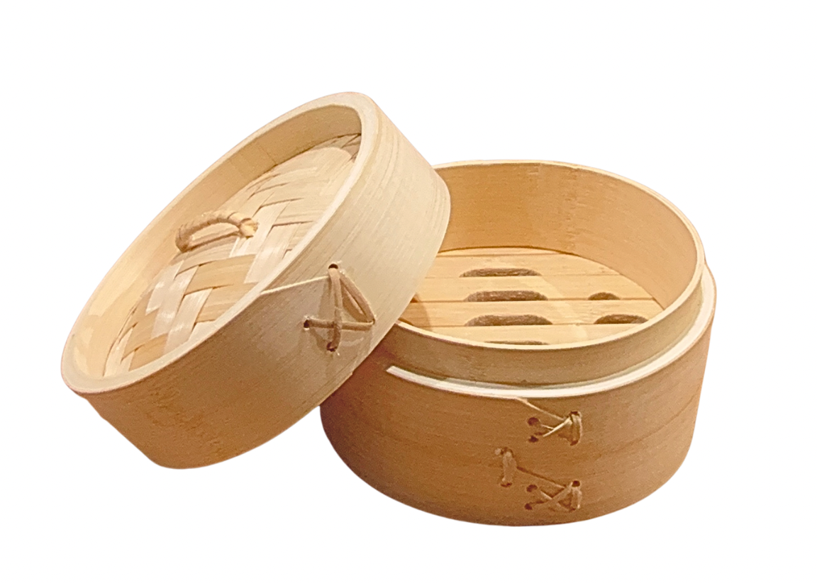 1 tier - small wooden steam basket