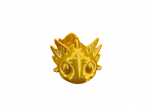 Golden Axolotl – Articulated Plexi 3D Printed Display Collectible