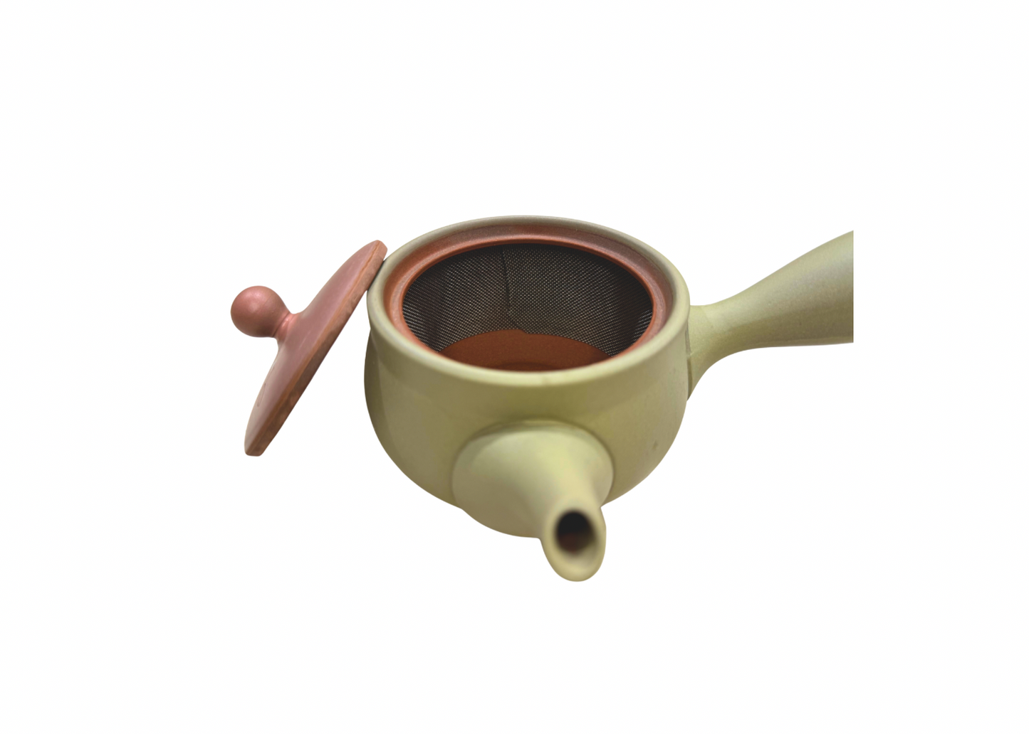 Handmade Ceramic Tea Pot – Clean Minimal Design with Side Handle
