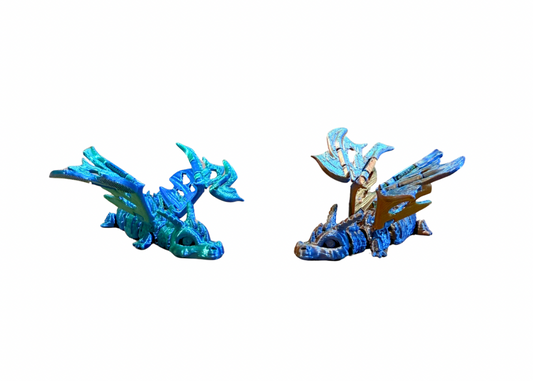 Crystal Wing Dragon – Articulated Plexi Guardian (3D Printed Collectible)